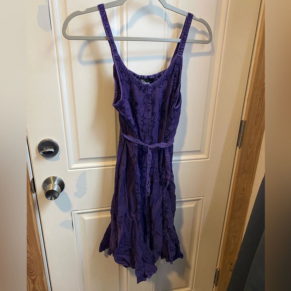 Purple hippie dress